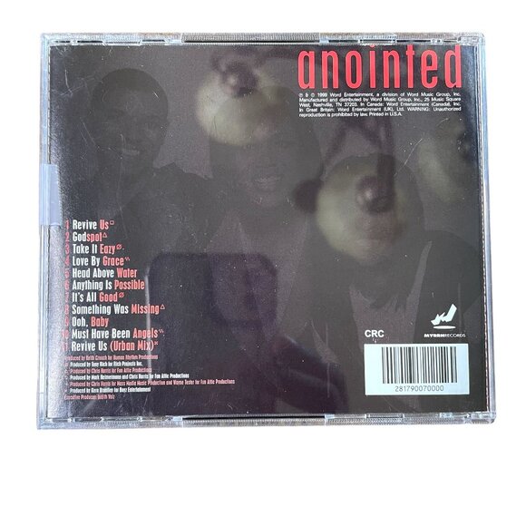 Vintage Anointed Self Titled Christian Contemporay Audio Music CD 1999 u 11 Tra - Picture 2 of 2